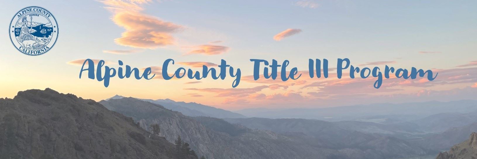 Alpine County Title III