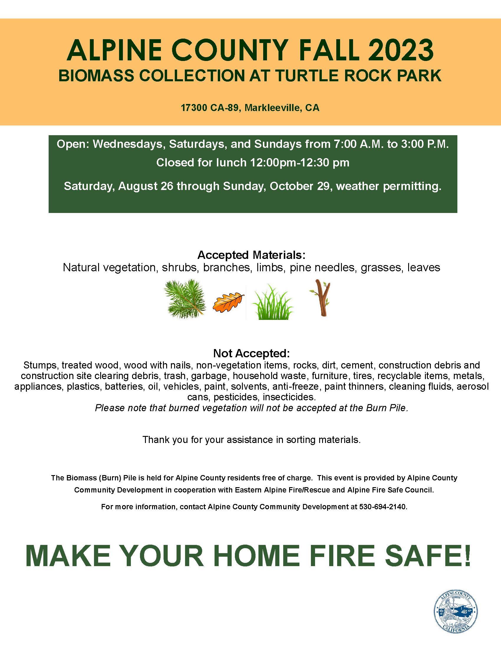 Biomass (Burn) Pile Flyer Fall 2023