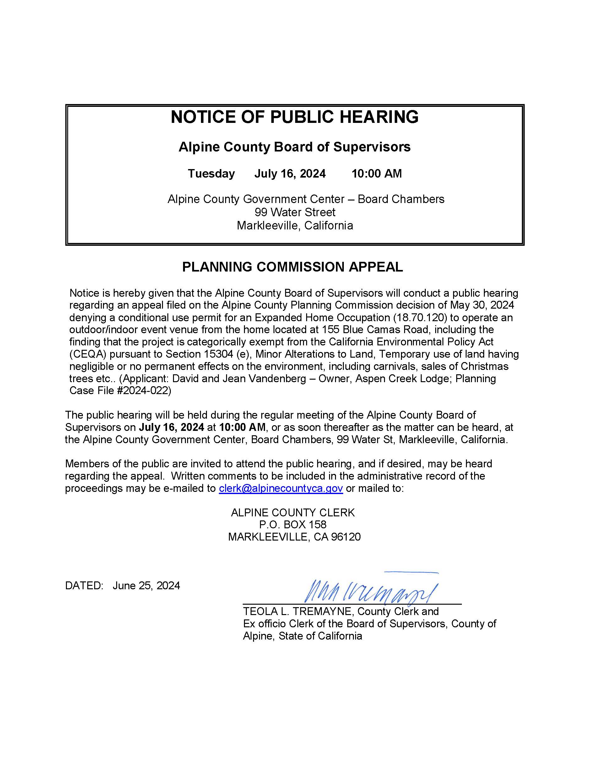 PHN Planning Commission Appeal 07-16-2024